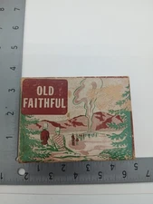 Vintage 1947 H Fishlove Co. Old Faithful #784 Novelty Joke Postcard Box