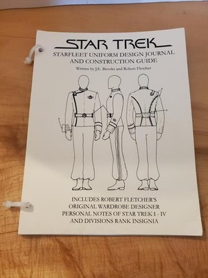 Star Trek Starfleet Uniform Design Manual With Robert Fletcher's Personal Notes