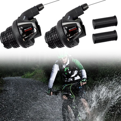 Fahrrad Schalthebel Set für Shimano 7Gang SL-RS35 3x7-fach Revoshift Schalthebel