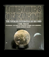 Murmurs of Earth Carl Sagan Voyager Record HC DJ 1978 1st/1st NASA Golden Record