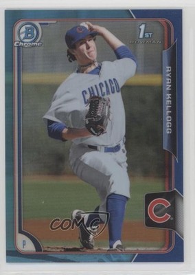 2015 Bowman Draft Chrome Blue Refractor 142/150 Ryan Kellogg #22 0f8