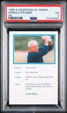 1999 A QUESTION OF SPORT UK ARNOLD PALMER PSA 3