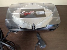 SoundOff Signal EPL7M+AC Pinnacle Mini Lightbar, Magnetic Mount - Amber LEDs