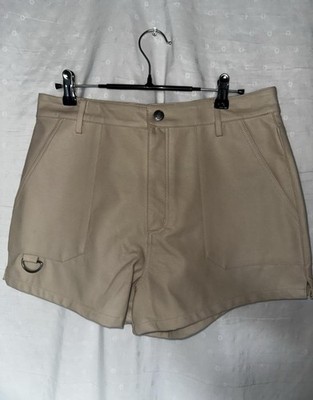 Indigo Rising Women's Beige Chino Shorts Size 11/30 Button Pockets PW2004752