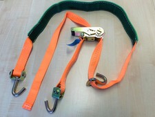 4 Stück Spanngurt Zurrgurt für Pkw Auto Transport zur Radsicherung 35 mm 3t