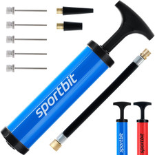 Sportbit Ball Pump For Sports Balls - Hand Pump For Football Soccerball