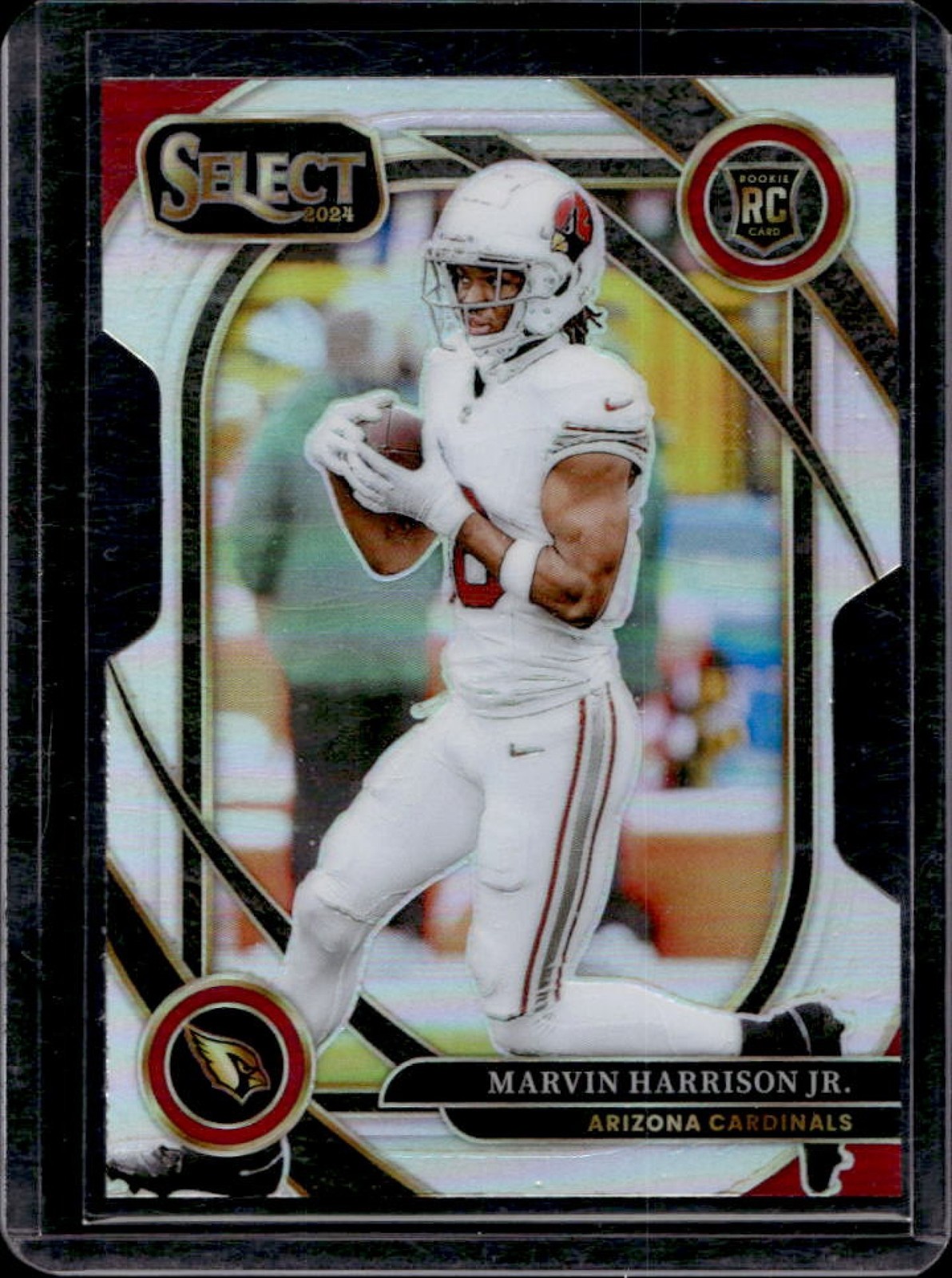 2024 Select Marvin Harrison Jr. Club RC Silver Prizm Die-Cut #219 Cardinals