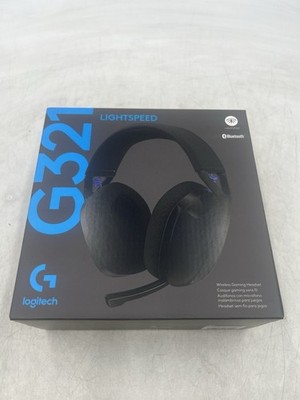 Logitech Black Lightspeed Bluetooth Wireless Gaming Headset New In Box
