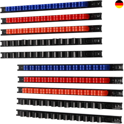 Screwdriver Organizer Wall Mount 10 Stück Wrench Holder Plastic Rail Clips