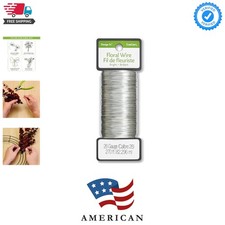 26 Gauge Floral Wire 270 Feet Bright Silver