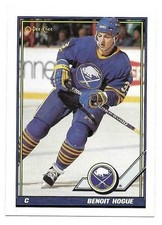 BENOIT HOGUE 1991-92 O-PEE-CHEE CARD NEAR MINT+ CONDITION