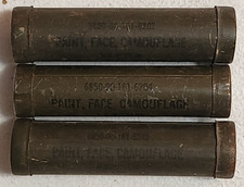 Lot of 3 USGI Camouflage Stick Face Paint 1986 - 1987 - 1989 - New Old Stock