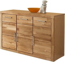 HOME AFFAIRE Logo Sideboard Kommode Kernbuche Teilmassiv Breite 130cm Anrichte