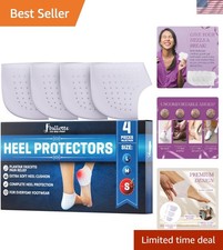 Cushioned Gel Heel Pads for Blister Prevention  Foot Pain Relief 4 Pack 