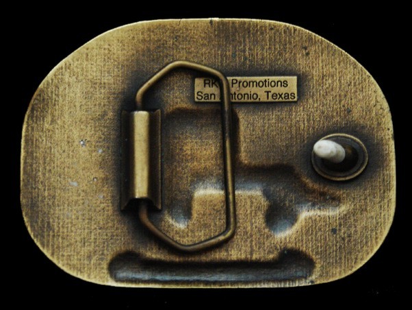 ND27163 *NOS* VINTAGE 1988 **PHILLIPS 66 MOTOR OIL** SOLID BRASS BELT BUCKLE