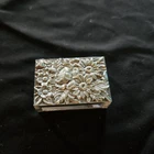 Vintage S. Kirk & Son Sterling Silver Flowers Match Box Repousse
