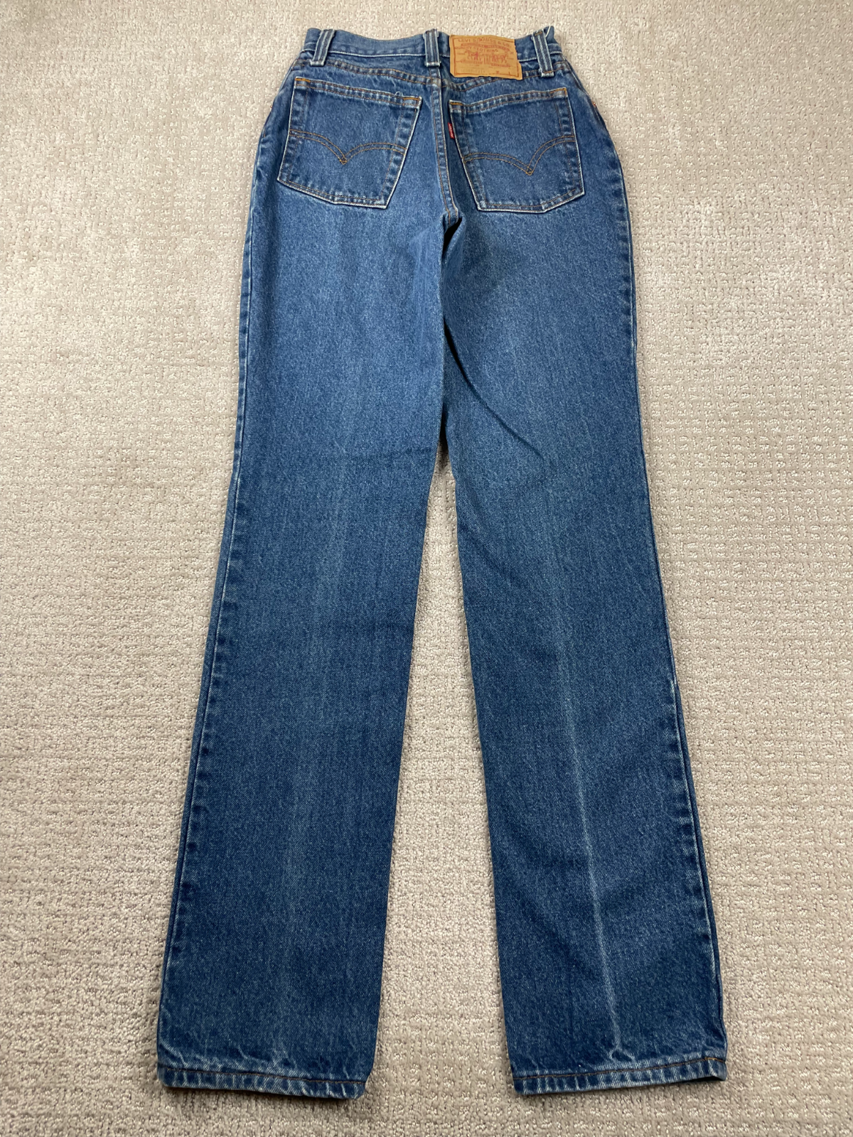 Vintage 80s Levis 505 Jeans Womens 22x32 High Rise Straight Mom 18505-0214 USA