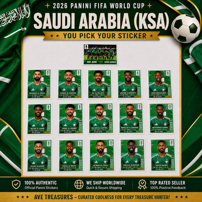 2026 100% Authentic Panini FIFA World Cup Saudi Arabia Stickers Team   You Pick
