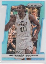 2013-14 Panini Prizm Light Blue Prizm Die-Cut 151/199 Jeremy Evans #183 0a1