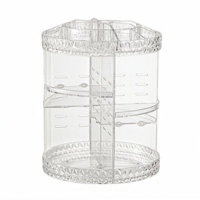 Rotierender Make-up Organizer Klar Acryl für Schlafsaal, Studenten