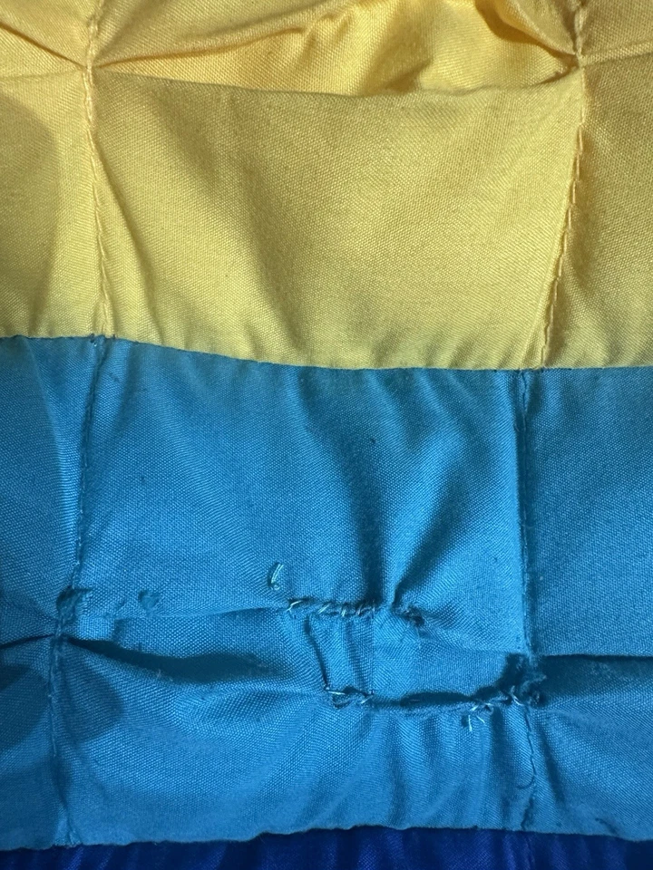 Cochecito de bebé Kolcraft vintage plegable posición multi asiento colores primarios años 90 Foto 4 de 4