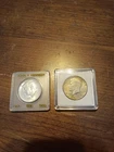 1964 Kennedy Half P and D.(90%) silver