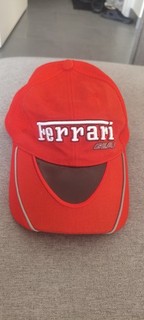 Ferrari Casquette Style Baseball Rouge Réglable