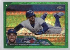 2023 Topps Chrome Logofractor Edition Green Refractor 95/99 George Springer 10nl