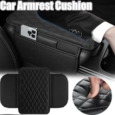 Universal Car Armrest Cushion Cover Center Console Box Pad Mat with Side Pocket