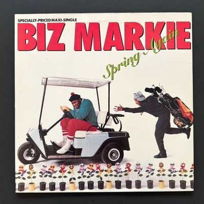 BIZ MARKIE Spring Again 12'' Vinyl Record Album Original Maxi-single LP 1st Press