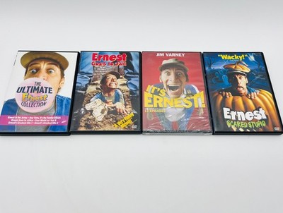 Ernest DVD Collection Movie Lot: Jim Varney TV Series Goes To Jail Scared Stupid