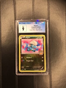 Cgc 9 Bagon Pokemon 2012 6/20 Cross Holo Regional Championship  Pop 12