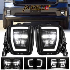 For Dodge Ram 1500 2013-2018 Ram 1500 Classic 19-24 Led Fog Lights Bumper Lamps For Dodge Ram 1500 2013-2018 Ram 1500 Classic 19-24 Led Fog Lights Bumper Lamps