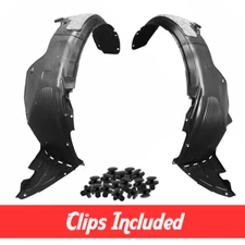 Left & Right Fender Liner Set w/ Clips For 17-18 Forte Sedan KI1248153 KI1249153