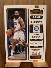 JAMES HARDEN 2022-23 PANINI CONTENDERS GAME TICKET #8 BRONZE 