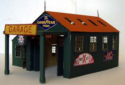 Landhausstil Garage F209 unbemalt OO Maßstab Langley Modelle Kit 1/76 Gebäude