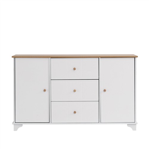 Sideboard Kommode mit 3 Schubladen und 2 Türen für Wohnzimmer Schlafzimmer - Bild 7 von 13