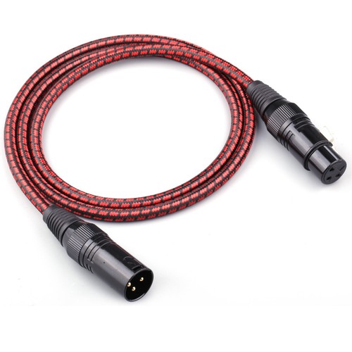Premium XLR Mikrofon Audiokabel, XLR Stecker auf Buchse ausgewogenes Mikrofonkabel 3 Pin - Bild 15 von 15