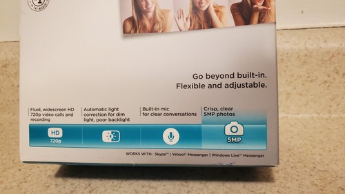 Logitech c310 HD Webcam 720p Sealed BRAND NEW IN BOX SHIP FAST FREE POPUALR SAVE - Picture 2 of 5