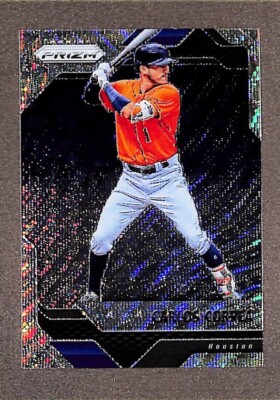 2017 Panini Prizm #33 Blue Wave Parallel #'d /199 Carlos Correa