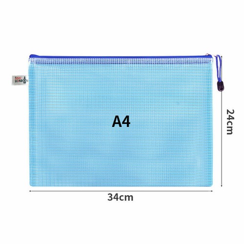 A4/ A5/A6 Reinforced Zippa Zip Tuff Storage Folders Bags Wallet Case Heavy Duty - Picture 3 of 4
