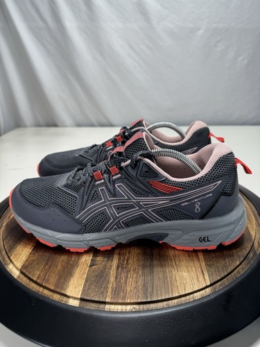 Asics Laufschuhe Damen Größe 12 Gel-Venture 8 grau ingwer pfirsich 1012A708 Mesh