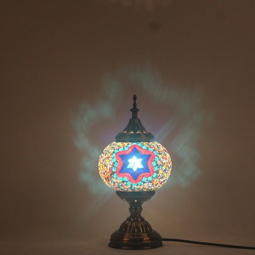 KK Mediterranean Style Bedside Lamp Table Decor Desk Light Fixtures 110V-220V - Picture 11 of 29