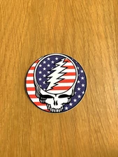 Grateful Dead Steal Your Face America Premium Sticker 2in Jerry Garcia Deadhead