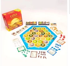 Catan 25th Anniversary Edition Pieces & Parts CN3222 Cards, Roads, Cities, etc..