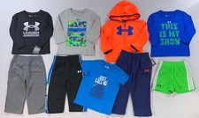 Baby Boy's Under Armour 18 Month Mixed Lot of 9 Pants Shorts Hoodie Shirts NEW