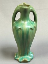 GRES de RAMBERVILLERS, (CERAMIQUE) VASE ART NOUVEAU par Albert SCHNEIDER (vert)