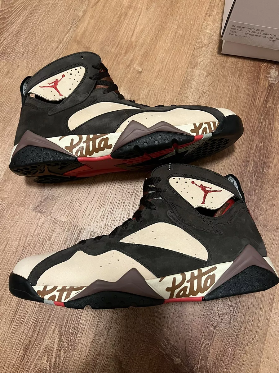 Nike Air Jordan 7 Retro OG SP x Patta Shimmer 2019 Sample AT3375-200 Size 13 DS