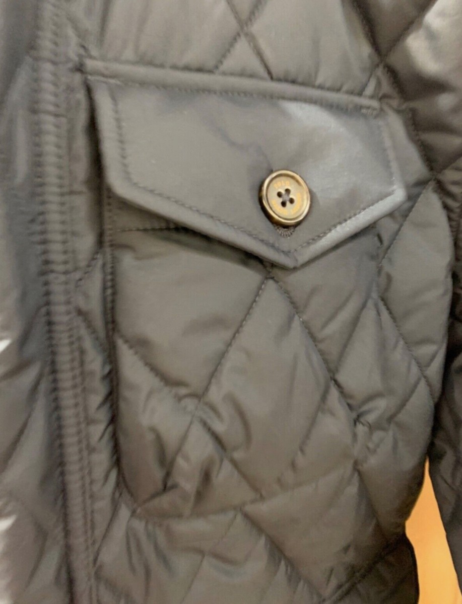 NWT Polo Ralph Lauren NAVY BLUE Quilted Field Jacket with