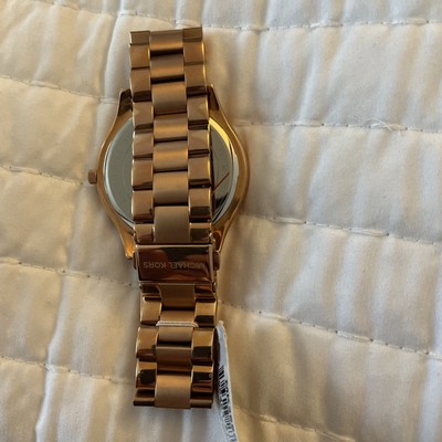 NWT MK MICHAEL KORS 3550 Women Watch Rose Gold Pink Face | eBay display picture 1